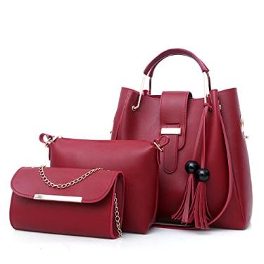Imagem de ZUKKY Trend Bolsa transversal de um ombro versátil bolsa feminina moda simples bolsa submãe vermelha
