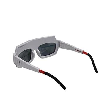 Imagem de MOOKEENONE Óculos de proteção para olhos soldador com lentes escuras automáticas movidas a energia solar