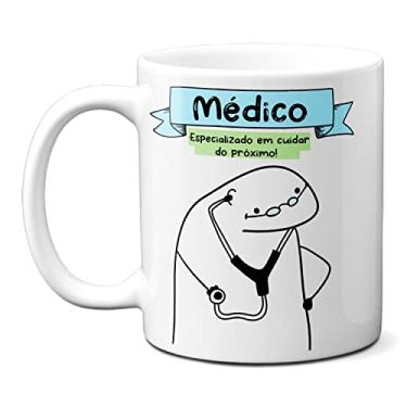 Imagem de Caneca Médico 6 Anos Estudando Para Estudar a Vida Toda (Branca)