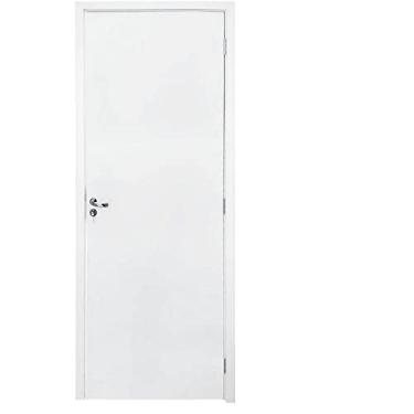 Imagem de Kit Porta Pronta Colmeia Direita 210x62cm Drywall Gdoor Branco