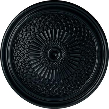 Imagem de Medalhão de teto Ekena Millwork CM22TNNSF Trinity, 22"D x 1 3/4"P (serve em toldos de até 3"), sombra noturna pintada à mão