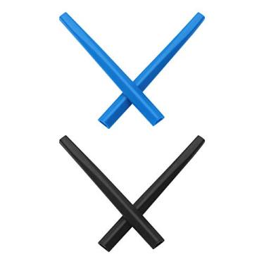 Imagem de Mryok – Opções de substituição para óculos de sol Oakley Deviation, Sky Blue & Black, One Size