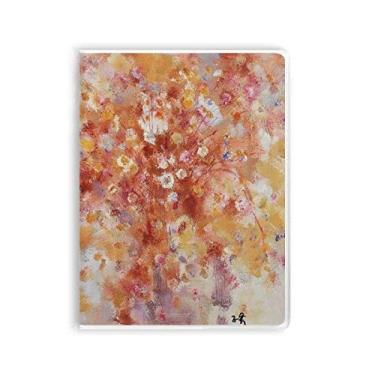 Imagem de Caderno de arte de pintura a óleo de verão com estampa de flores de natureza morta Diário capa macia