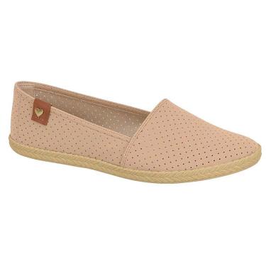 Imagem de Sapatilha Feminino Moleca 5287.210 Nobuck Pele Microperfuros