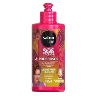 Imagem de Creme para Pentear SOS Cachos + Poderosos 2 a 3ABC Salon Line 300ml, Salon Line