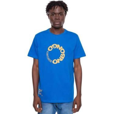 Imagem de Camiseta Masculina Onbongo Giro Azul Royal D876A
