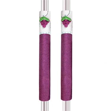 Imagem de ZHU IN SY Capas de maçaneta de porta de geladeira laváveis mantêm o aparelho limpo para geladeira forno de microondas pegar todas as manchas poeira sujeira impressão digital, tampas de alça de