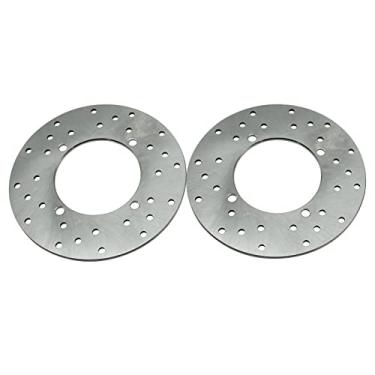 Imagem de M MATI 2 peças de rotor de disco de freio traseiro para Polaris Sportsman Ranger RZR ACE 325 400 450 500 570 700 800 900 1000 Diesel EV ETX Brutus HDPTO GEM EM1400 M1400 Gas LSV Pro XD Hawkeye