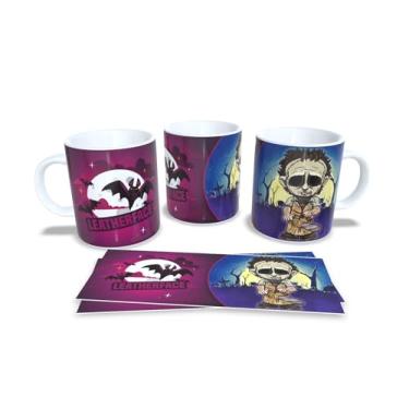 Imagem de Canecas de Porcelana Personalizadas Terror (leatherface)