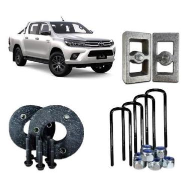 Imagem de Hilux 2005/... Kit Lift Traseiro 4cm Dianteiro 2,5Cm - Borfix