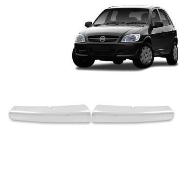 Imagem de Aplique Cromado Grade Dianteira Celta 2007/2011 Prisma 2007/2011 - Par