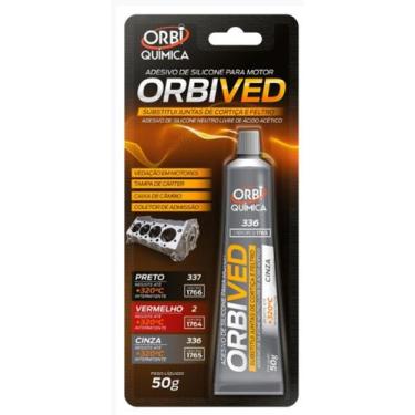 Imagem de Cola Silicone Alta Temperatura Motor Câmbio - Cinza - Preto - Vermelho