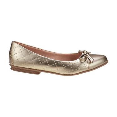Imagem de Sapatilha Feminina Bico Fino Casual Mocassim Social Bordado Verniz Dou