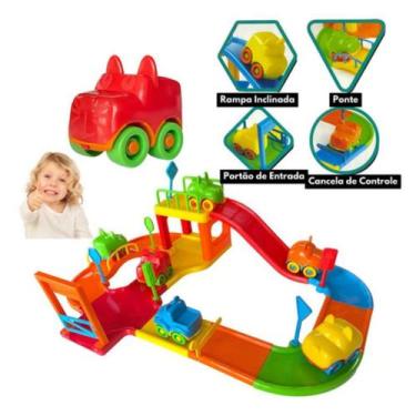 Imagem de Brinquedo Pista de Carrinhos Baby Animal Infantil Para Crianças - DivP