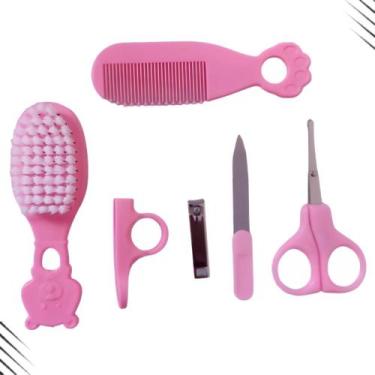 Imagem de Kit bebe recém nascido cuidados e higiene criança 6 pc - LAR&PRESENTEA