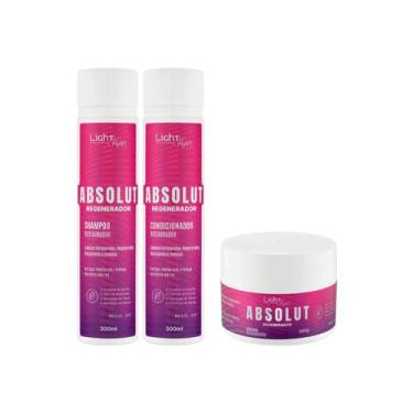 Imagem de  Kit Cuidado Completo Regenerador - Tratamento Diário - Light Hair
