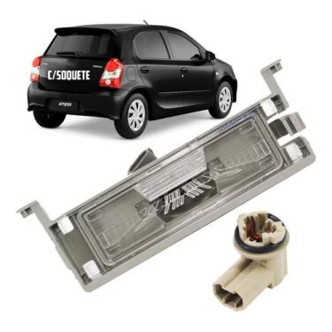 Imagem de Lanterna Lente Luz de Placa Toyota Etios Hatch Sedan C/ Soquete - SHAL