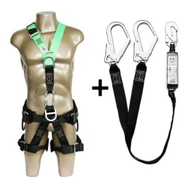 Imagem de Kit Cinto De Segurança 5 Pontos Dg5200 + Talabarte Dg8009 - DGmaster