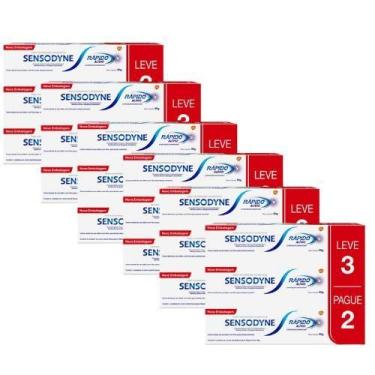 Imagem de 6Cx Creme Dental Original Sensodyne Alívio Rápido 270G 3Un