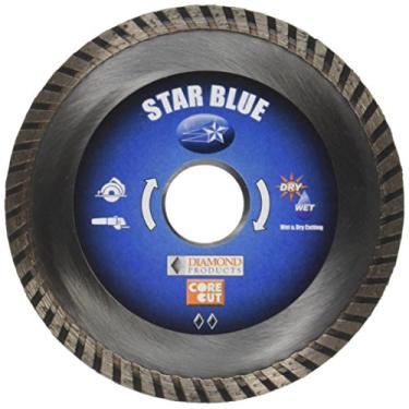 Imagem de Diamond Products Core Cut 74960 4-1/2 polegadas por 0,080 por 7/8 polegadas Star Blue Turbo Blade