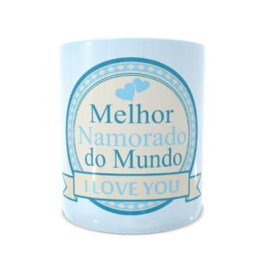 Imagem de Caneca de porcelana melhor namorado do mundo - Nebullosa