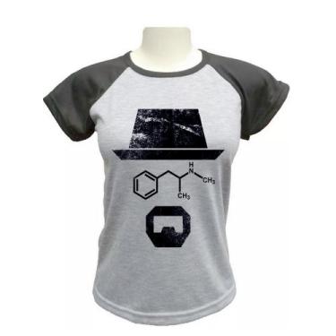 Imagem de Camiseta Babylook Breaking Bad - alternativo basico, Cinza, G