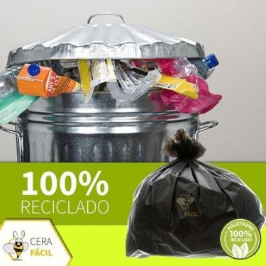 Imagem de Saco De Lixo 100 Litros Preto Reforçado 100un - HIGIPACK