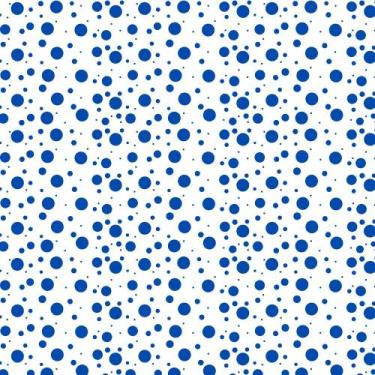 Imagem de Tnt estampado bolinhas sortidas azul 1,40 m x 25 m - DEXA TNT