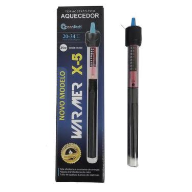 Imagem de Aquecedor Termostato Oceantech 25W Aquários 25 à 50L - OCEAN TECH, 110