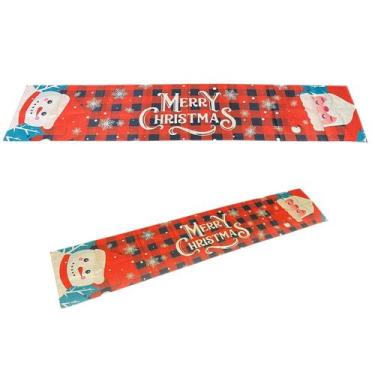 Imagem de Caminho de Mesa Passadeira Toalha Natal Natalino Trilho Mesa de Jantar