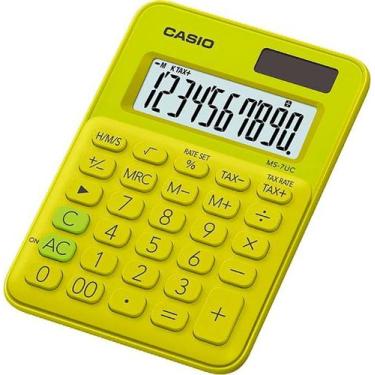Imagem de Calculadora Casio MS-7UC-YG (10 Digitos) - Verde Claro