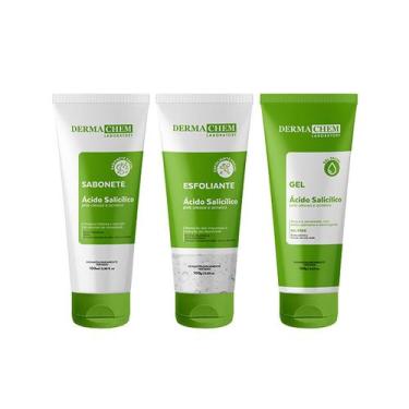 Imagem de Kit 3 skin care antioleosidade e ácido salicílico dermachem
