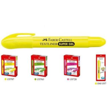 Imagem de Pincel Marca Texto Amarelo Gel Textliner Faber-castell - FABER CASTELL