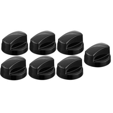 Imagem de Kit 7 Botão Manipulo Fogão Electrolux 8267 76DBA56GXQ 56LBU 56SAB 56TA