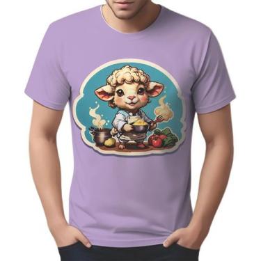 Imagem de Camisa Camiseta Color Chefe Ovelhinha Cozinheira Cozinha 1 - Enjoy Sho