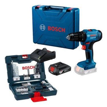 Imagem de Furadeira Parafusadeira Impacto Gsb 183 Li Com Kit 41 Peças - Bosch
