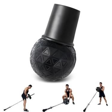 Imagem de CONREDA Acessório de mina terrestre para barra, mina terrestre para prensas, fileiras, rotação, agachamento, serve para barras olímpicas de 5 cm, acessório de fileira de barra T para academia em casa