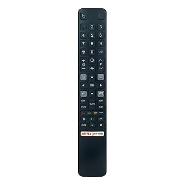 Imagem de Controle remoto de substituição RC802NU YUI1 compatível com TCL TV Remote 55C735K 65C735K 75C735K 65C935K 75C935K compatível com iFFALCON 32F510B
