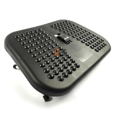 Imagem de Apoio de Pés NR-17 Altura Regulavel Confortavel Massagem Preto Ergonomico Home-Office Trabalho