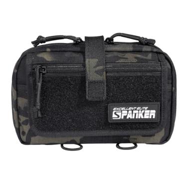 Imagem de EXCELLENT ELITE SPANKER bolsa tática de primeiros socorros ifak rasgar molle emt bolsa compacta bolsa de administração bolsa de utilidade médica para colete tático, mochila (preto multicam)