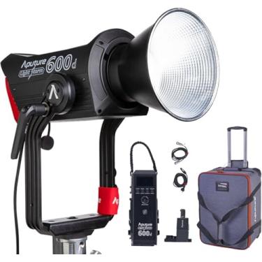 Imagem de Aputure Luz de vídeo 600D, luz do dia 600 W 5600 K COB LED (montagem em V), 100.000 lux @1 m com iluminação FX, suporta controle de aplicativo para estúdio, gravação de vídeo, jogos, transmissão (LS