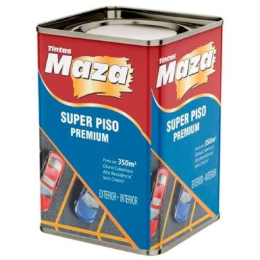 Imagem de Tinta Pisos E Muros Premium 18 L, Cor Cinza/Chumbo, Maza