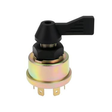 Imagem de Micro Traders 1 interruptor indicador pisca-pisca para veículos agrícolas, peça de substituição, interruptor de ignição de farol de 40 mm de diâmetro, compatível com trator Massey Ferguson