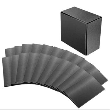 Imagem de SALUINOKI Pacote com 20 cupons de soldagem 4 x 2, kit de dados para prática de soldagem de aço suave, calibre 11, kit inicial de soldagem em bastão para projetos de metal DIY, placas de soldagem Mig