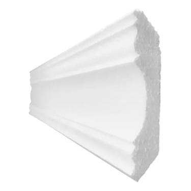 Imagem de Moldura roda teto - decoração sanca isopor - kit com 12 metros - Modelo MAX - Hobbyart Molduras