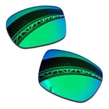 Imagem de LenzProse Lentes de reposição polarizadas de 1,5 mm para óculos de sol Oakley TwoFace OO9189/TwoFace Asian Fit OO9256, antirriscos