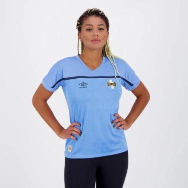 Imagem de Camisa Grêmio I OF.3 20 Umbro Torcedor Feminina, EGG, Azul, Marinho, F