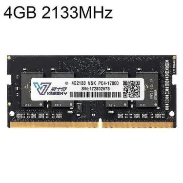 Imagem de Memória RAM DDR4 Vaseky 4GB 2133MHz - PC4-17000 para Laptop e Computad