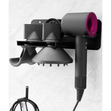 Imagem de Suporte de Parede para Secador Dyson Supersonic e Airwrap - Preto