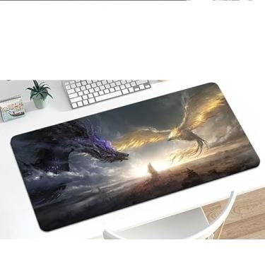 Imagem de Mouse pad ergonômico premium com base antiderrapante e bordas costuradas (DL071, médio)